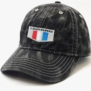 Official general motors distressed wash hat. Corvette
